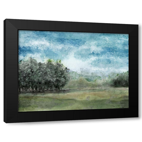 Countryside 1 Black Modern Wood Framed Art Print with Double Matting by Allen, Kimberly