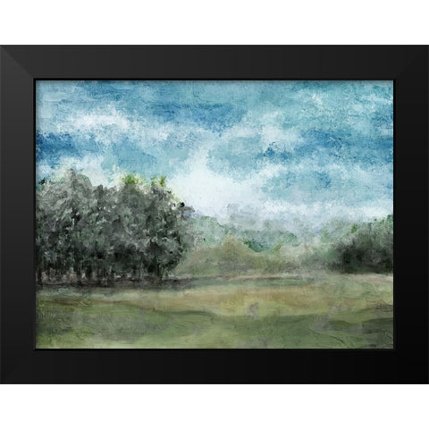 Countryside 1 Black Modern Wood Framed Art Print by Allen, Kimberly