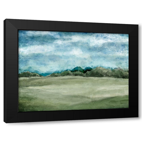 Countryside 2 Black Modern Wood Framed Art Print with Double Matting by Allen, Kimberly