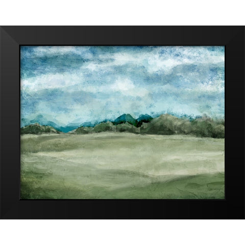 Countryside 2 Black Modern Wood Framed Art Print by Allen, Kimberly