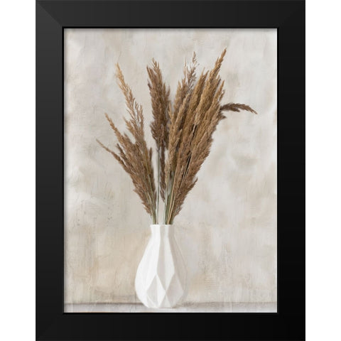 Pampass Vase 2 Black Modern Wood Framed Art Print by Allen, Kimberly