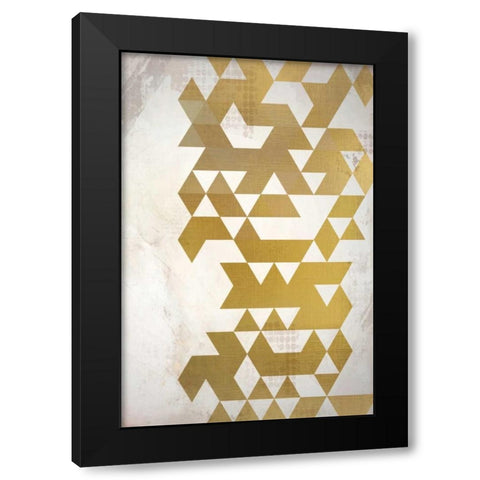 Space of Time Black Modern Wood Framed Art Print with Double Matting by Allen, Kimberly