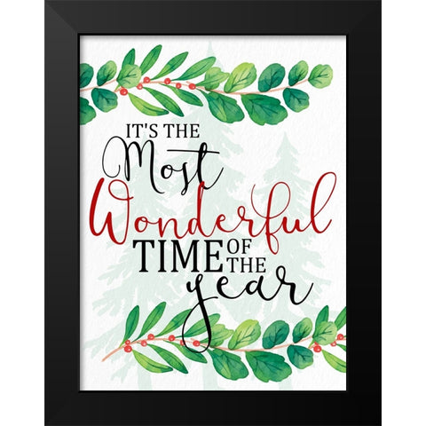 Most Black Modern Wood Framed Art Print by Allen, Kimberly