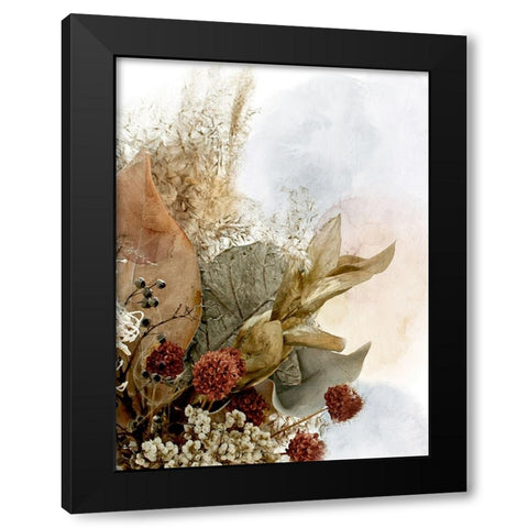 Harvest Floral Black Modern Wood Framed Art Print by Allen, Kimberly