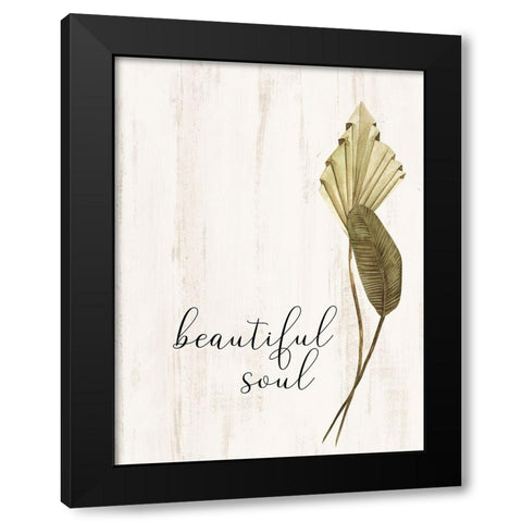 Beautiful Soul Black Modern Wood Framed Art Print with Double Matting by Allen, Kimberly