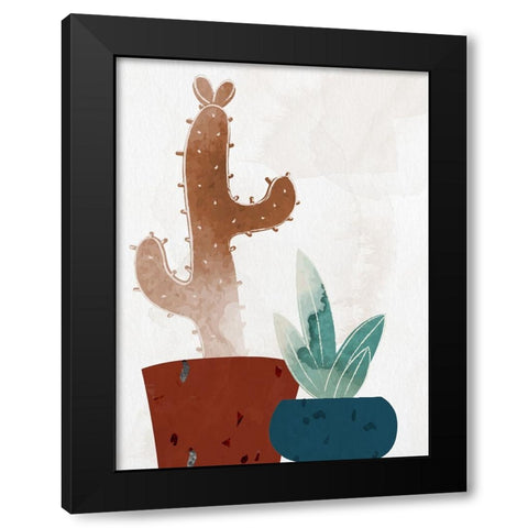 Standing 1 Black Modern Wood Framed Art Print by Allen, Kimberly