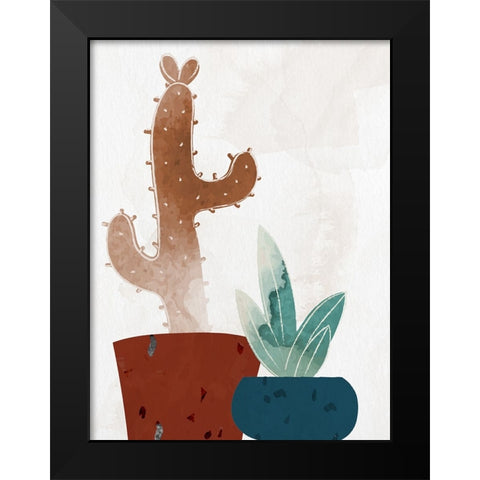 Standing 1 Black Modern Wood Framed Art Print by Allen, Kimberly