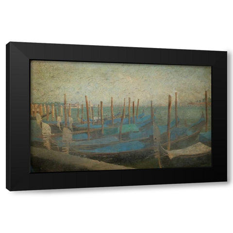 In Venice Black Modern Wood Framed Art Print by Allen, Kimberly