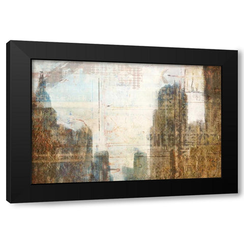 Urban Day Black Modern Wood Framed Art Print with Double Matting by Allen, Kimberly