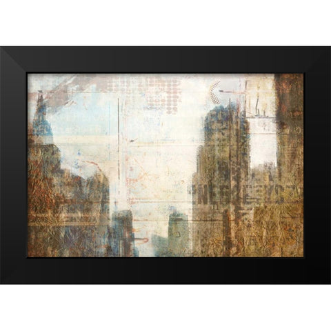 Urban Day Black Modern Wood Framed Art Print by Allen, Kimberly