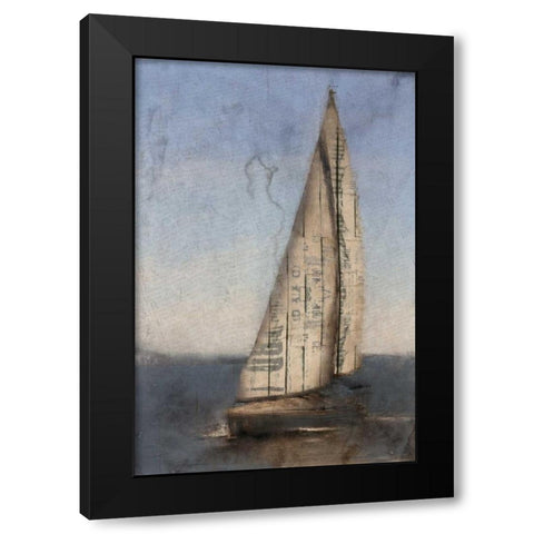 Sailing Black Modern Wood Framed Art Print by Allen, Kimberly