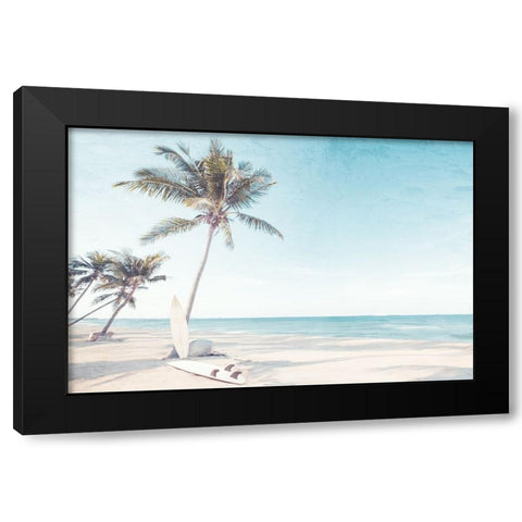 Surf Black Modern Wood Framed Art Print by Allen, Kimberly