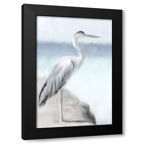 Herons View Black Modern Wood Framed Art Print by Allen, Kimberly