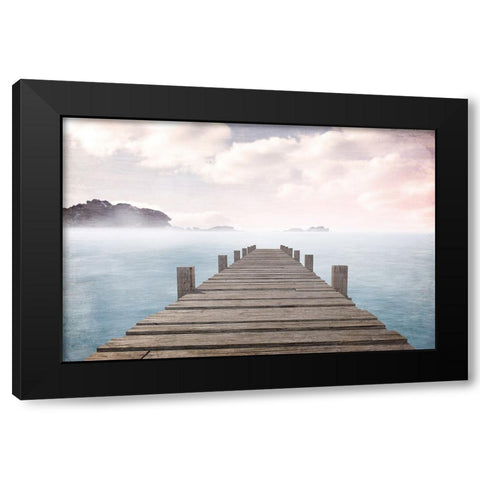 Out to Sea V2 Black Modern Wood Framed Art Print by Allen, Kimberly