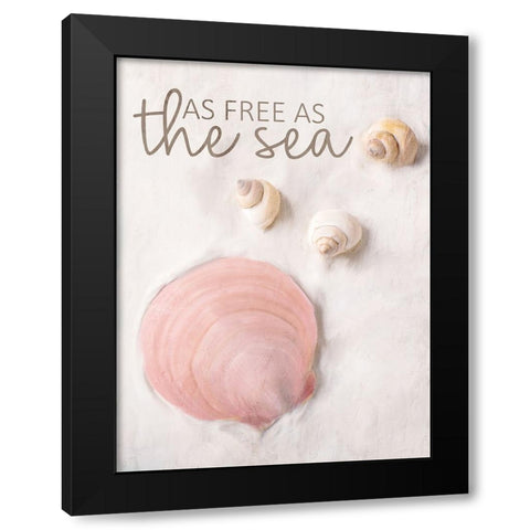 As Free Black Modern Wood Framed Art Print by Allen, Kimberly
