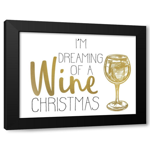 Cheer 3 Black Modern Wood Framed Art Print with Double Matting by Allen, Kimberly