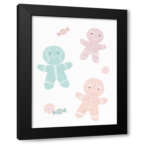 Pastel Gingerbread Black Modern Wood Framed Art Print with Double Matting by Allen, Kimberly
