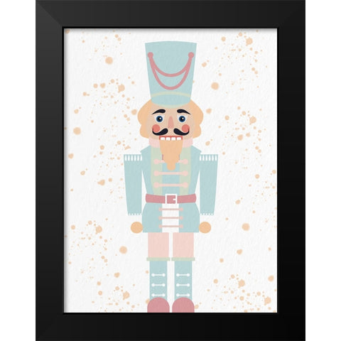 Pastel Nutcracker 1 Black Modern Wood Framed Art Print by Allen, Kimberly