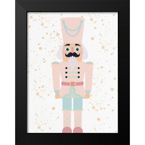 Pastel Nutcracker 2 Black Modern Wood Framed Art Print by Allen, Kimberly
