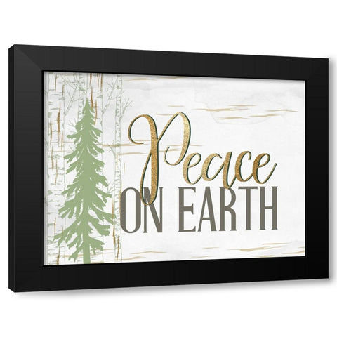 On Earth Black Modern Wood Framed Art Print with Double Matting by Allen, Kimberly