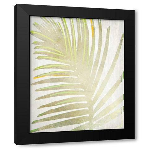 Tropical Palms 1 Black Modern Wood Framed Art Print by Allen, Kimberly
