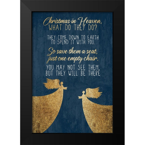 Save Them A Seat Black Modern Wood Framed Art Print by Allen, Kimberly