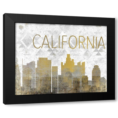 California State Black Modern Wood Framed Art Print by Allen, Kimberly