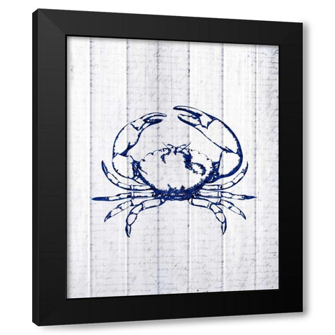 Seaside Wood 4 Black Modern Wood Framed Art Print with Double Matting by Allen, Kimberly