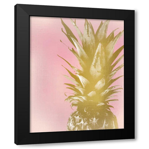 Sweet Pinneapple 2 Black Modern Wood Framed Art Print with Double Matting by Allen, Kimberly