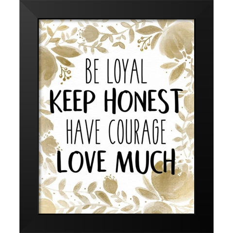 Stay Humble 2 Black Modern Wood Framed Art Print by Allen, Kimberly