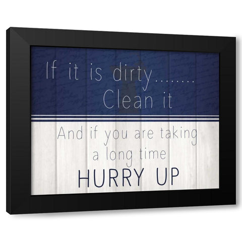 It is is 2 Black Modern Wood Framed Art Print by Allen, Kimberly