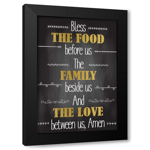 Amen Black Modern Wood Framed Art Print with Double Matting by Allen, Kimberly