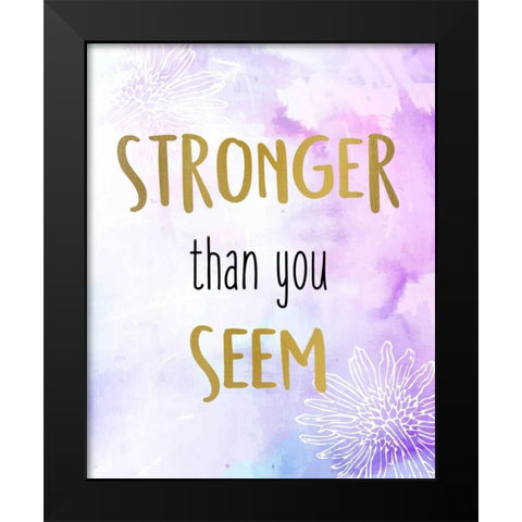 You Are 2 Black Modern Wood Framed Art Print by Allen, Kimberly