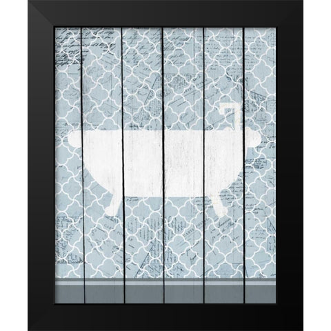 Relax Time 1 Black Modern Wood Framed Art Print by Allen, Kimberly