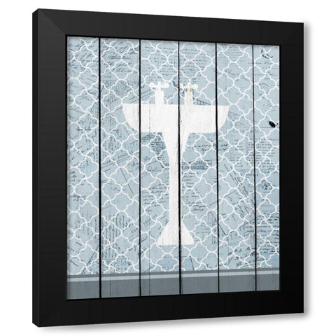 Relax Time 2 Black Modern Wood Framed Art Print by Allen, Kimberly