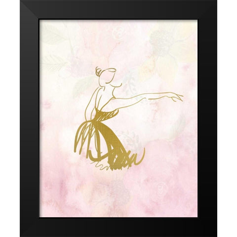 Movement 2 Black Modern Wood Framed Art Print by Allen, Kimberly