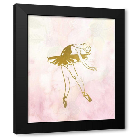 Movement 3 Black Modern Wood Framed Art Print by Allen, Kimberly