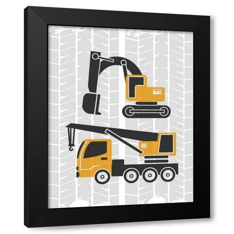 Build Explore 3 Black Modern Wood Framed Art Print with Double Matting by Allen, Kimberly