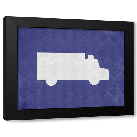 Lets Drive 3 Black Modern Wood Framed Art Print with Double Matting by Allen, Kimberly