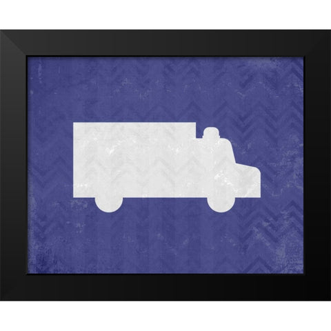Lets Drive 3 Black Modern Wood Framed Art Print by Allen, Kimberly
