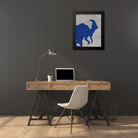 Rawr 3 Black Modern Wood Framed Art Print by Allen, Kimberly