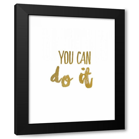 If You 2 Black Modern Wood Framed Art Print with Double Matting by Allen, Kimberly