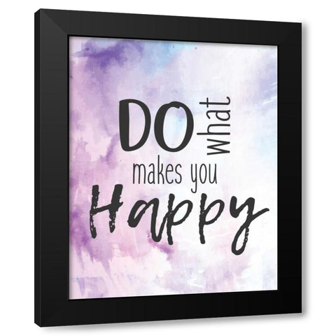 Do You 1 Black Modern Wood Framed Art Print by Allen, Kimberly