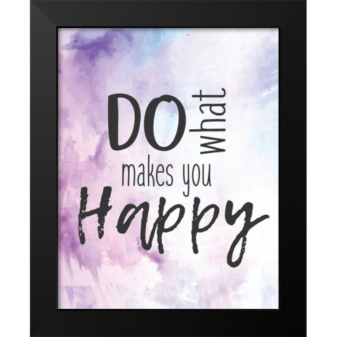 Do You 1 Black Modern Wood Framed Art Print by Allen, Kimberly