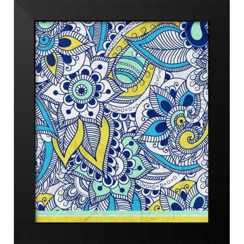 Color Me Black Modern Wood Framed Art Print by Allen, Kimberly