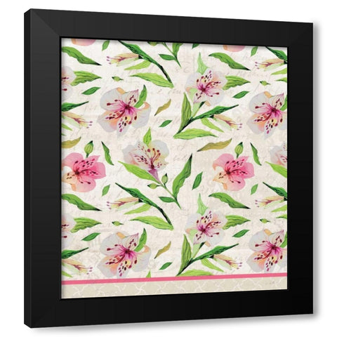 Pink Day Black Modern Wood Framed Art Print with Double Matting by Allen, Kimberly