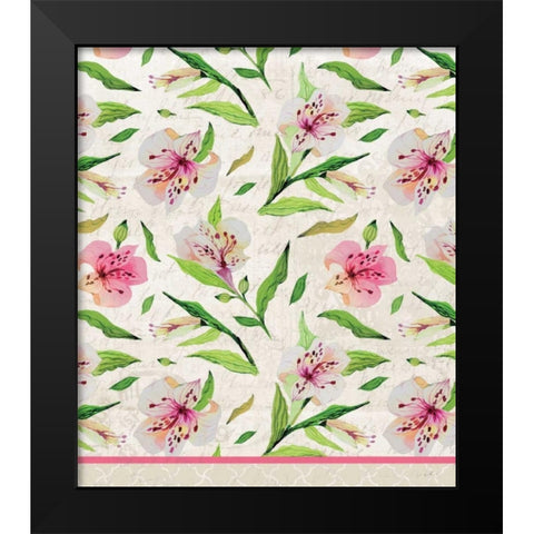 Pink Day Black Modern Wood Framed Art Print by Allen, Kimberly