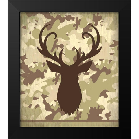 Lets go Hunting Black Modern Wood Framed Art Print by Allen, Kimberly