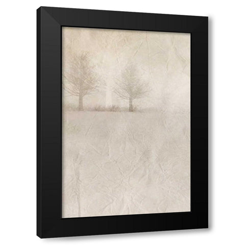 Misty Dawn 1 Black Modern Wood Framed Art Print with Double Matting by Allen, Kimberly