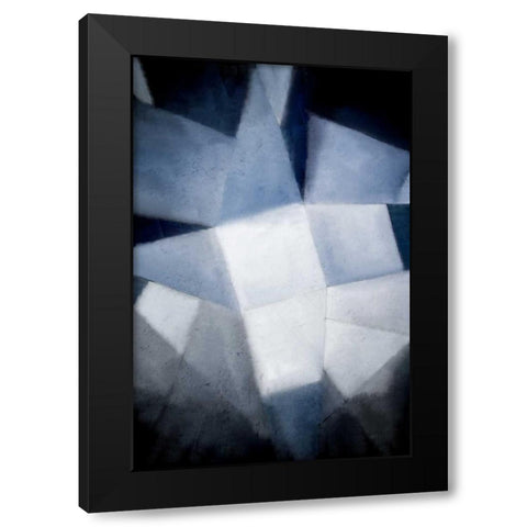 In Blue Times Black Modern Wood Framed Art Print with Double Matting by Allen, Kimberly